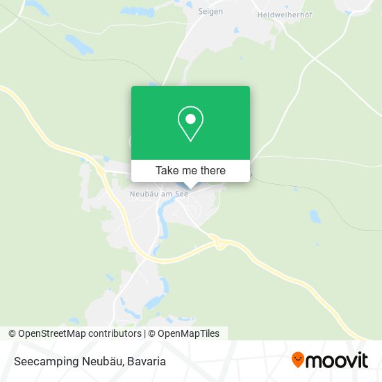 Seecamping Neubäu map