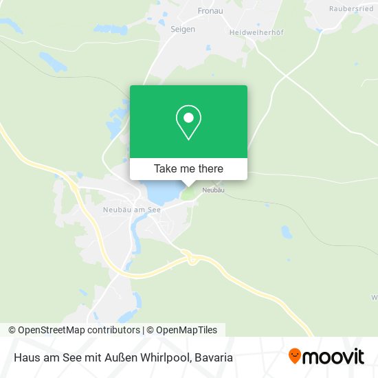 Haus am See mit Außen Whirlpool map