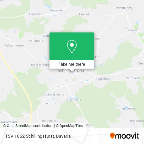 TSV 1862 Schillingsfürst map