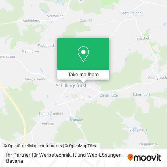 Ihr Partner für Werbetechnik, It und Web-Lösungen map