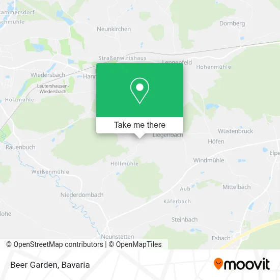 Biergarten map