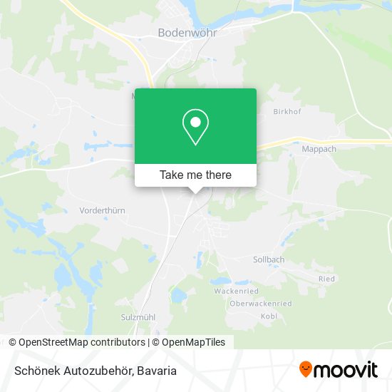 Schönek Autozubehör map