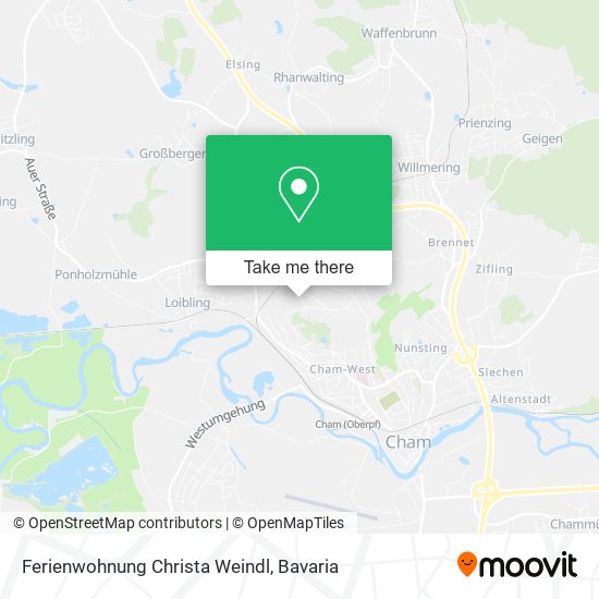 Ferienwohnung Christa Weindl map