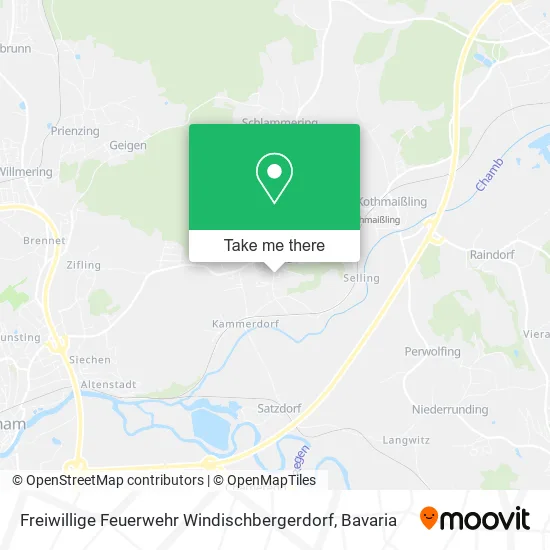 Карта Freiwillige Feuerwehr Windischbergerdorf