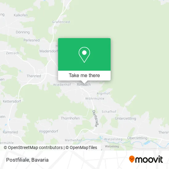 Карта Postfiliale