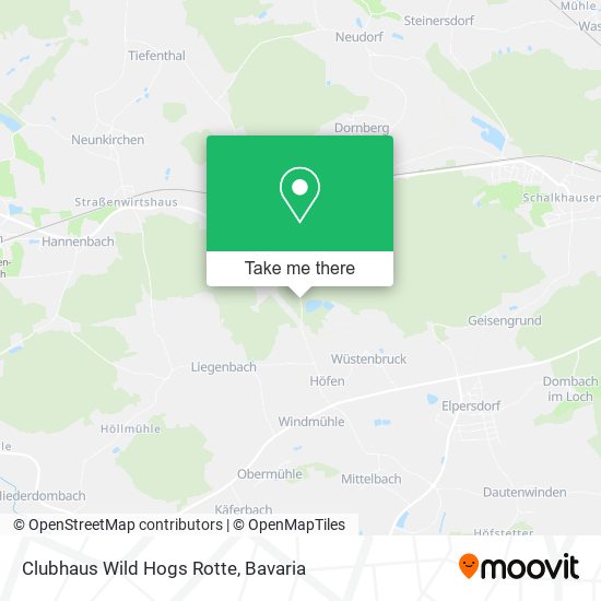Clubhaus Wild Hogs Rotte map