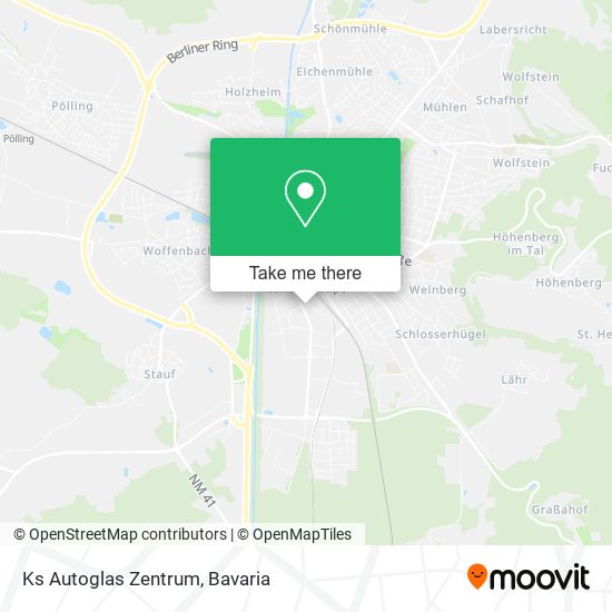 Ks Autoglas Zentrum map