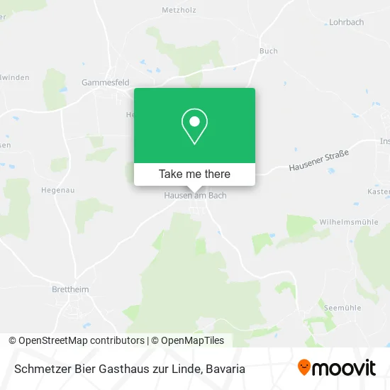 Карта Schmetzer Bier Gasthaus zur Linde