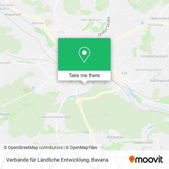 Verbände für Ländliche Entwicklung map