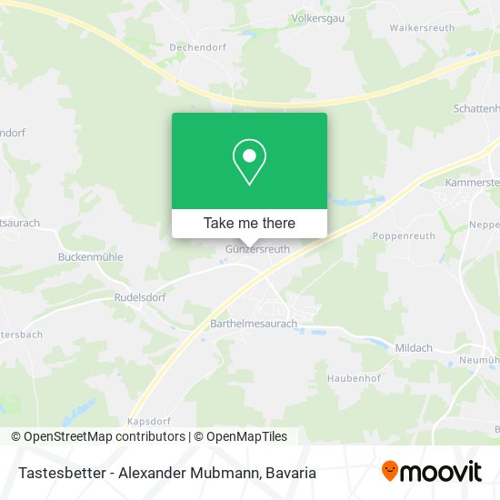 Tastesbetter - Alexander Mubmann map