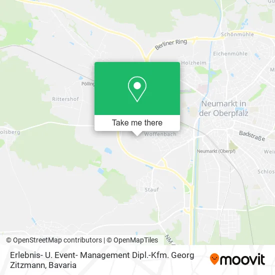 Карта Erlebnis- U. Event- Management Dipl.-Kfm. Georg Zitzmann