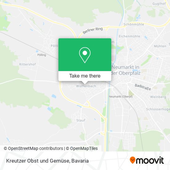 Kreutzer Obst und Gemüse map