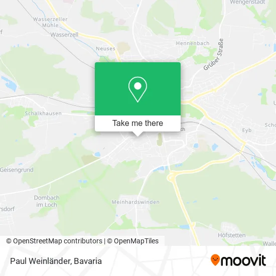 Карта Paul Weinländer