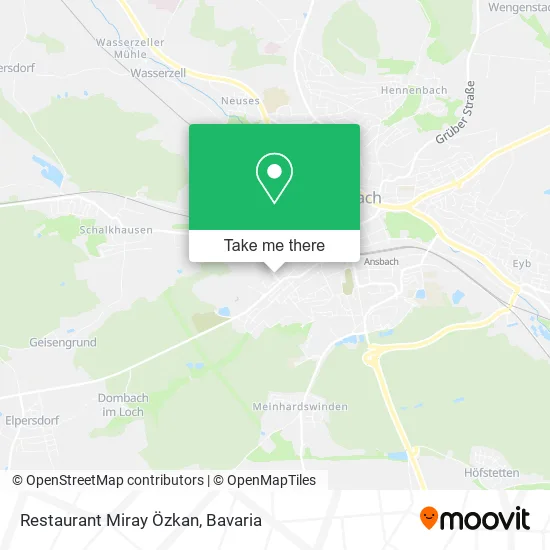 Карта Restaurant Miray Özkan