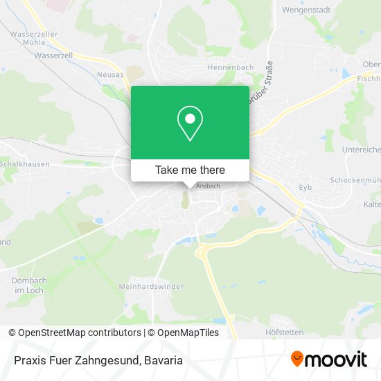 Praxis Fuer Zahngesund map
