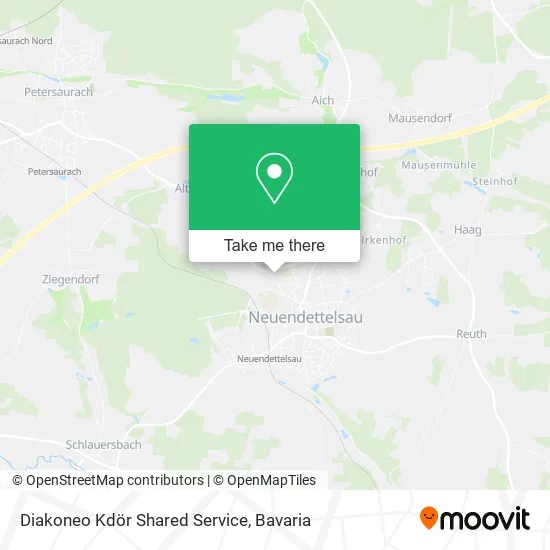 Карта Diakoneo Kdör Shared Service