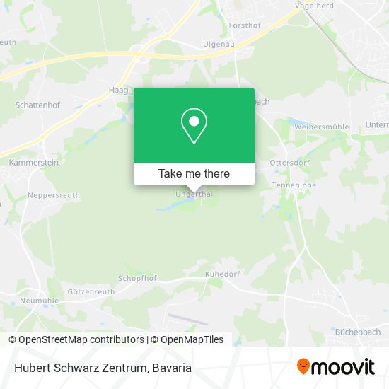 Карта Hubert Schwarz Zentrum