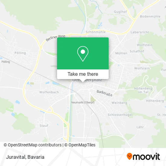 Карта Juravital