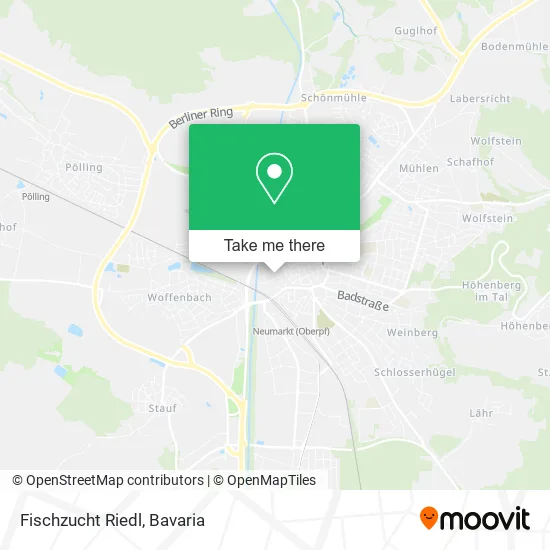Карта Fischzucht Riedl