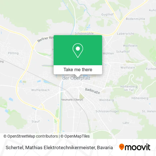 Карта Schertel, Mathias Elektrotechnikermeister