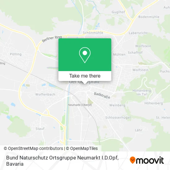 Карта Bund Naturschutz Ortsgruppe Neumarkt I.D.Opf