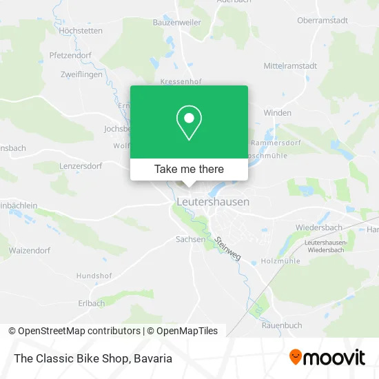 Карта The Classic Bike Shop