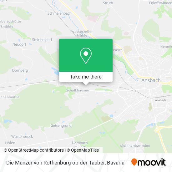Die Münzer von Rothenburg ob der Tauber map