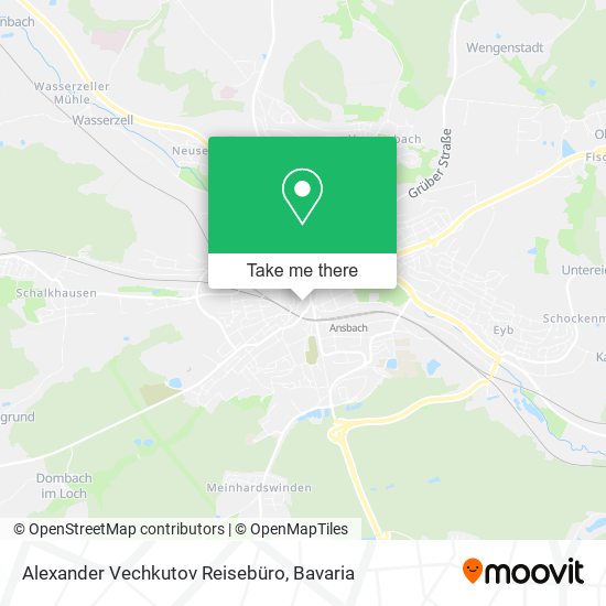 Карта Alexander Vechkutov Reisebüro