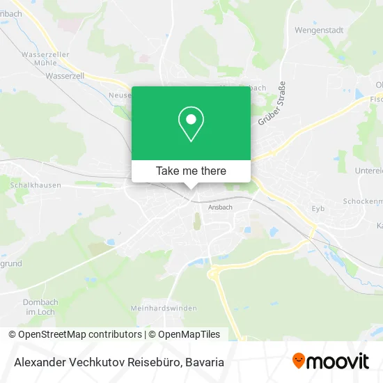 Карта Alexander Vechkutov Reisebüro