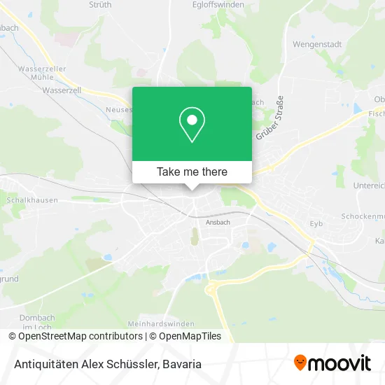 Antiquitäten Alex Schüssler map