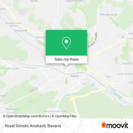 Карта Royal Donuts Ansbach