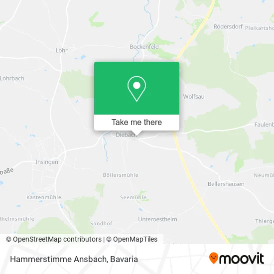 Карта Hammerstimme Ansbach