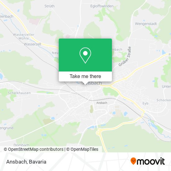 Карта Ansbach