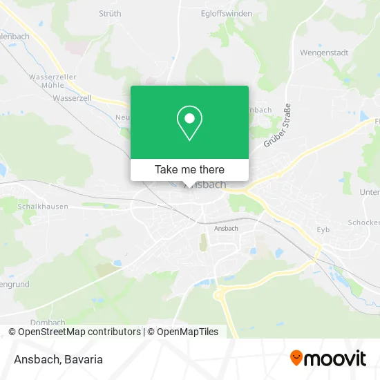 Карта Ansbach