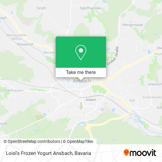 Карта Loisl's Frozen Yogurt Ansbach