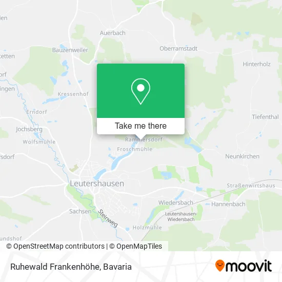 Карта Ruhewald Frankenhöhe