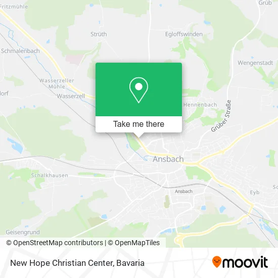 Карта New Hope Christian Center