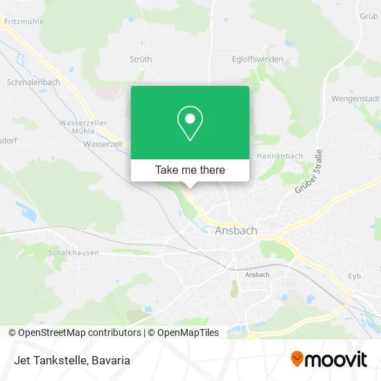 Карта Jet Tankstelle