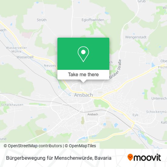 Bürgerbewegung für Menschenwürde map