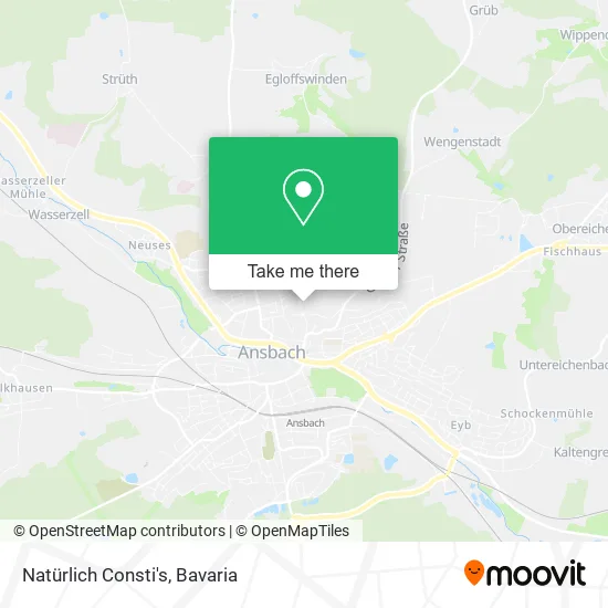 Карта Natürlich Consti's