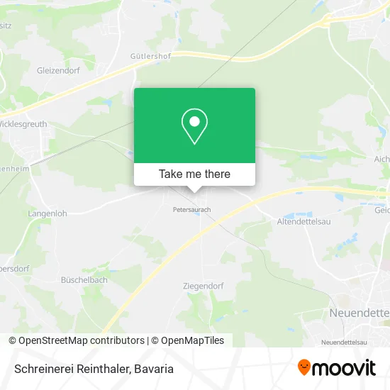Карта Schreinerei Reinthaler