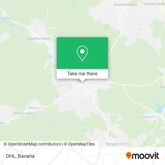 Карта DHL