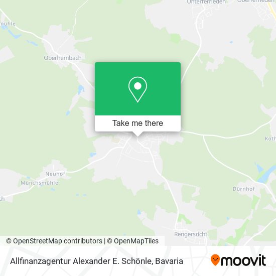 Allfinanzagentur Alexander E. Schönle map