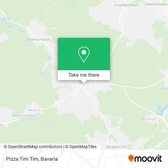 Pizza Tim Tim map