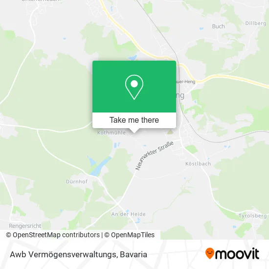 Карта Awb Vermögensverwaltungs