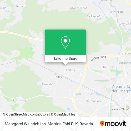 Metzgerei Weihrich Inh. Martina Föhl E. K map