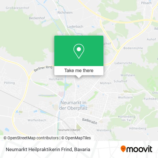 Карта Neumarkt Heilpraktikerin Frind
