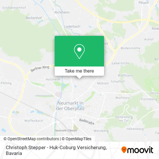 Карта Christoph Stepper - Huk-Coburg Versicherung