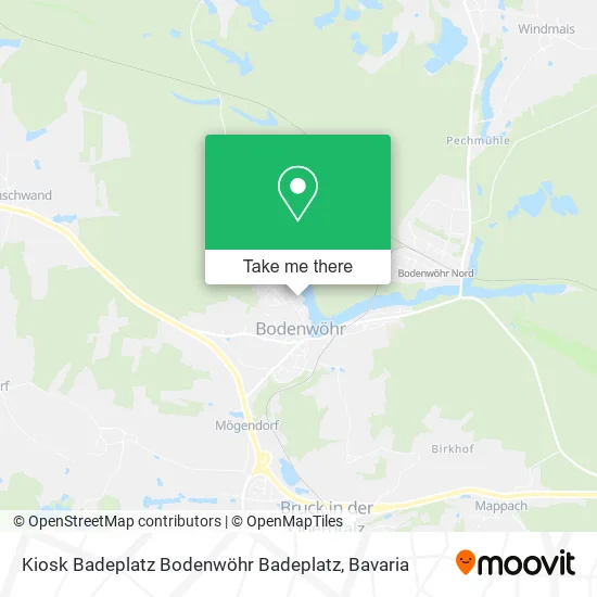 Карта Kiosk Badeplatz Bodenwöhr Badeplatz