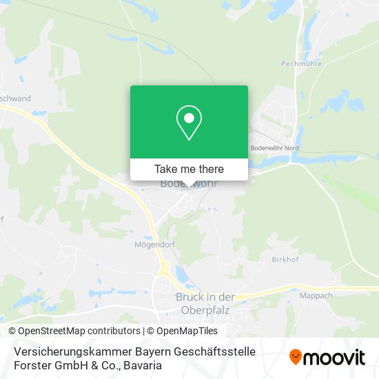 Карта Versicherungskammer Bayern Geschäftsstelle Forster GmbH & Co.